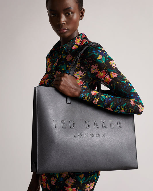 Ted Baker Sukicon Xlarge tote bag-Matte Black