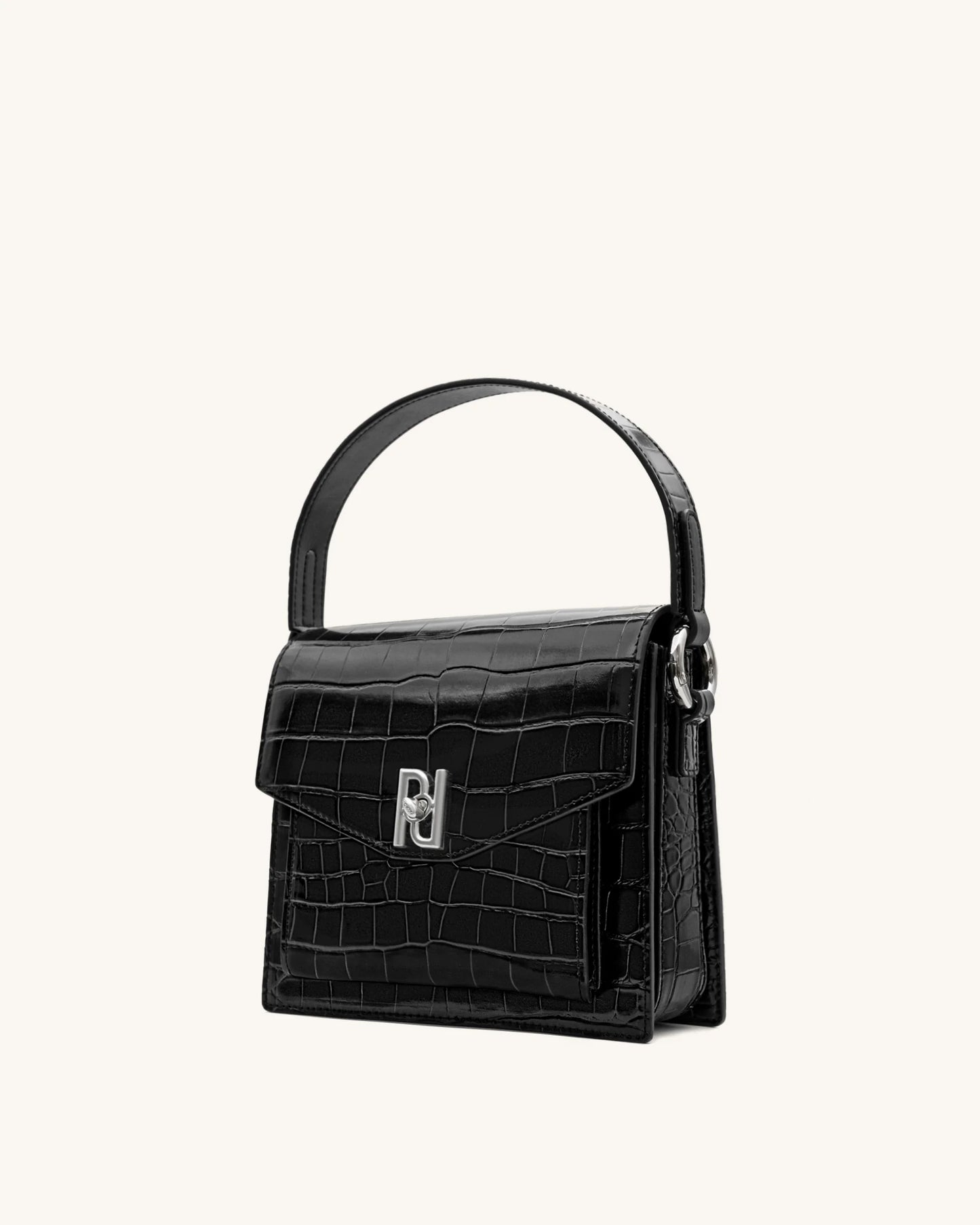 BOXED JW PEI Lucy Mini bag-Black Croc