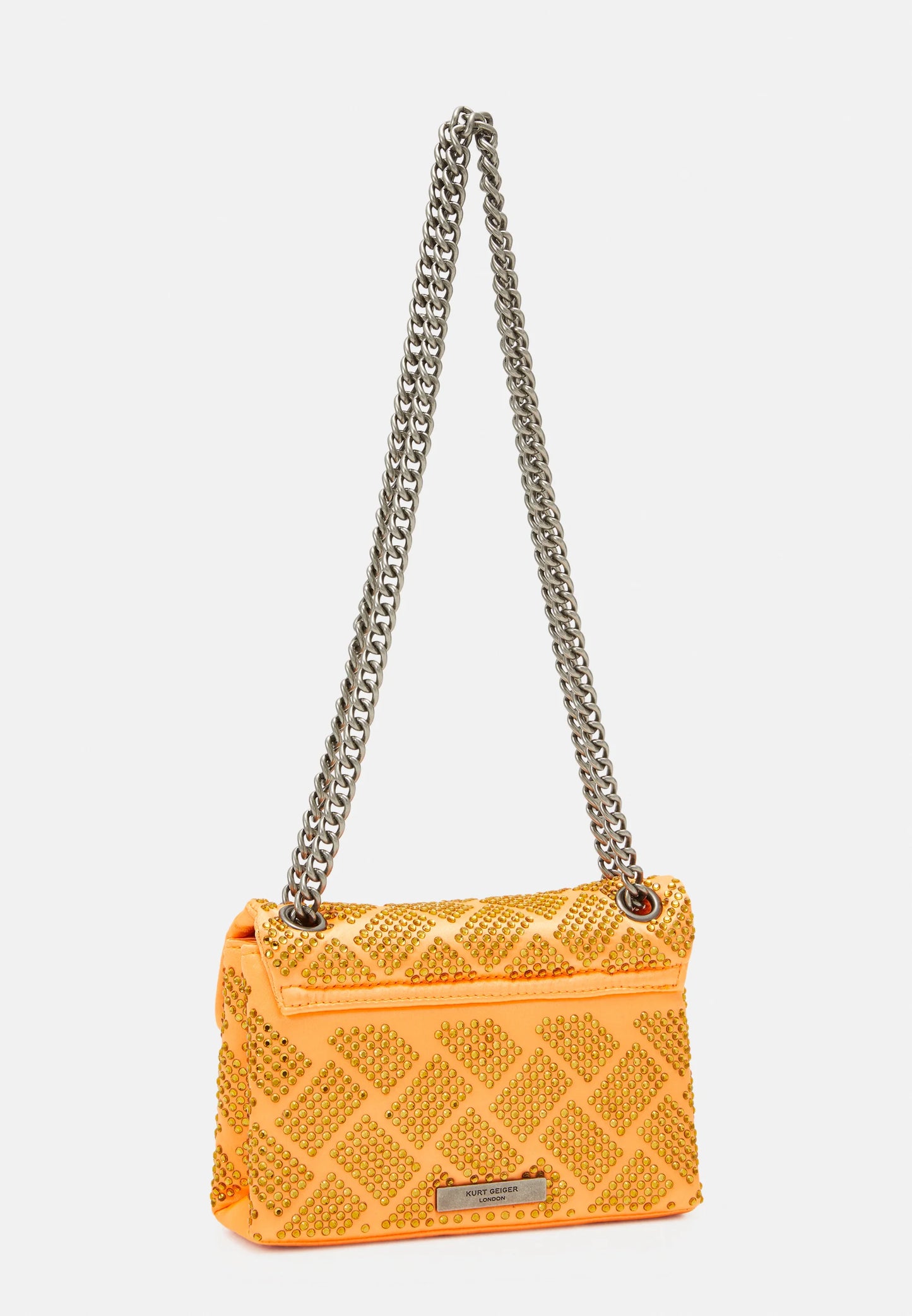 Kurt Geiger Mini Crystal Crossbody bag-Orange - Premium  from House of Glitz  - Just $120000.00! Shop now at House of Glitz 