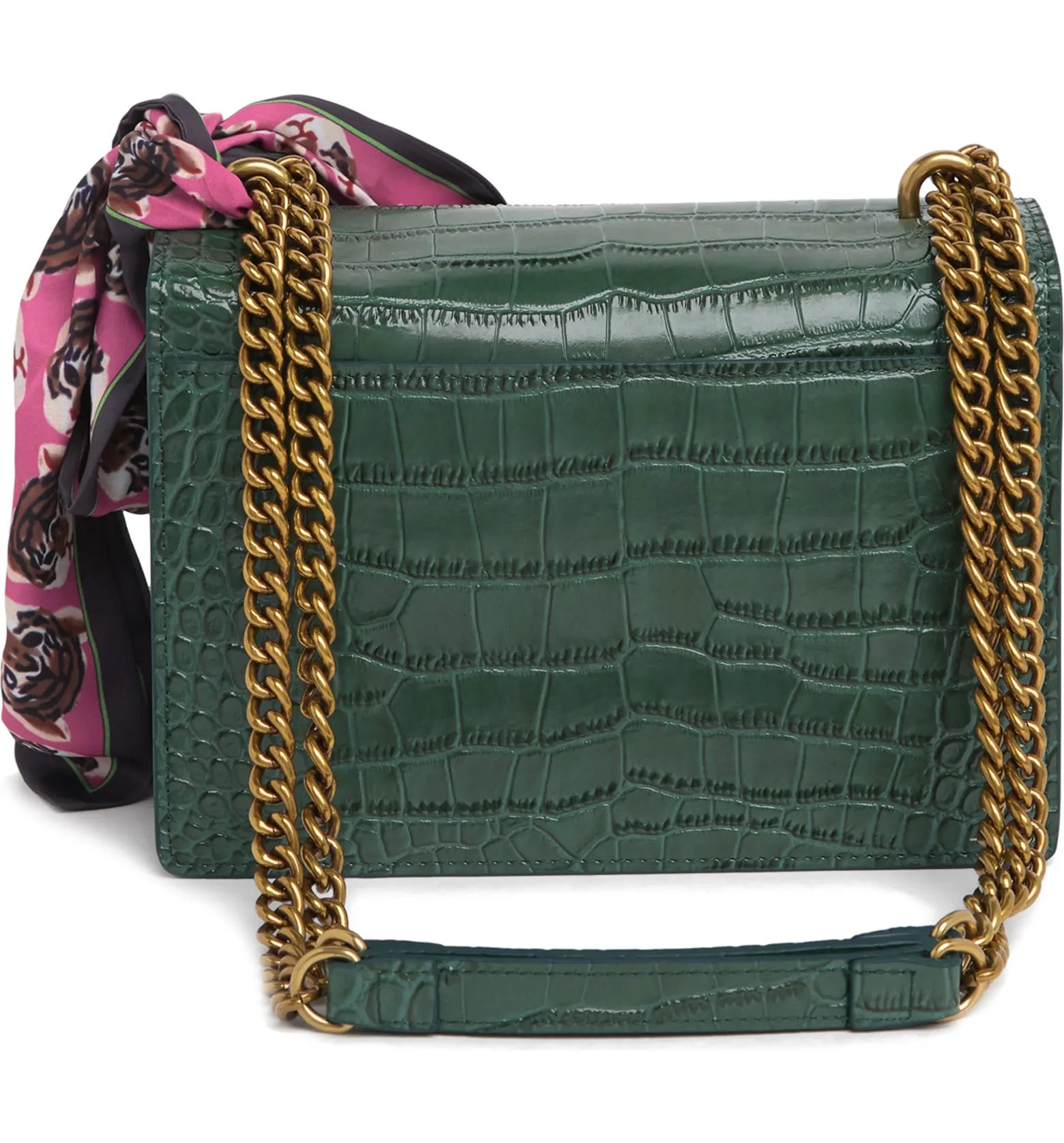 Kurt Geiger Midi Shoreditch Croc Embossed Crossbody bag-Green - Premium  from House of Glitz  - Just $165000.00! Shop now at House of Glitz 