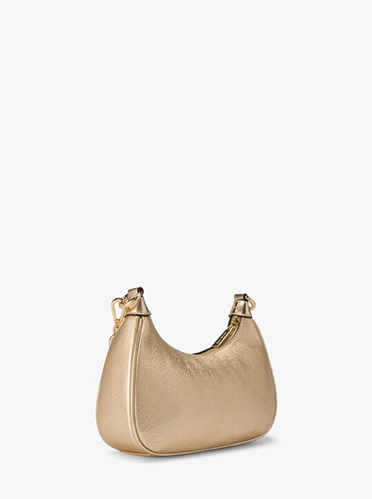 Michael Kors Cora Metallic Mini Bag-Gold