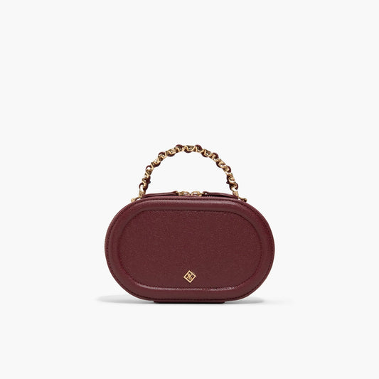 Call it Spring Leaha top handle Clutch bag -Wine