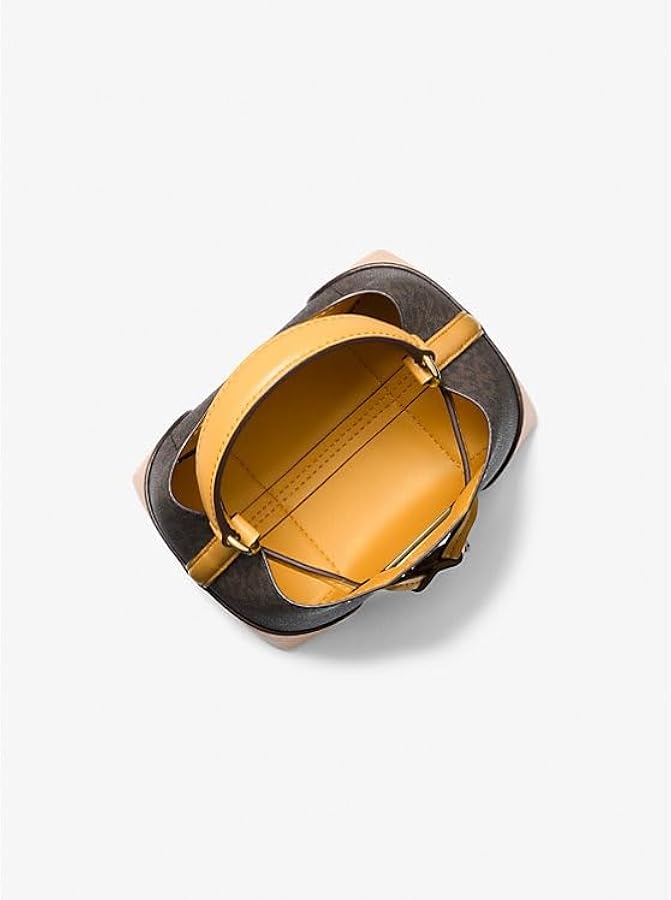 BOXED Michael Kors Mercer Mini Bucket bag- golden Rod