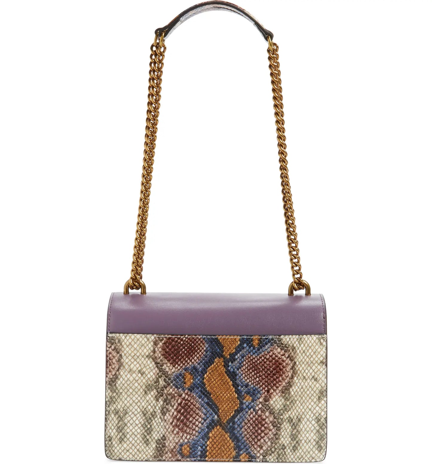 Kurt Geiger Midi Shoreditch Snake Embossed Leather Crossbody bag- Lilac - Premium  from House of Glitz  - Just $165000.00! Shop now at House of Glitz 