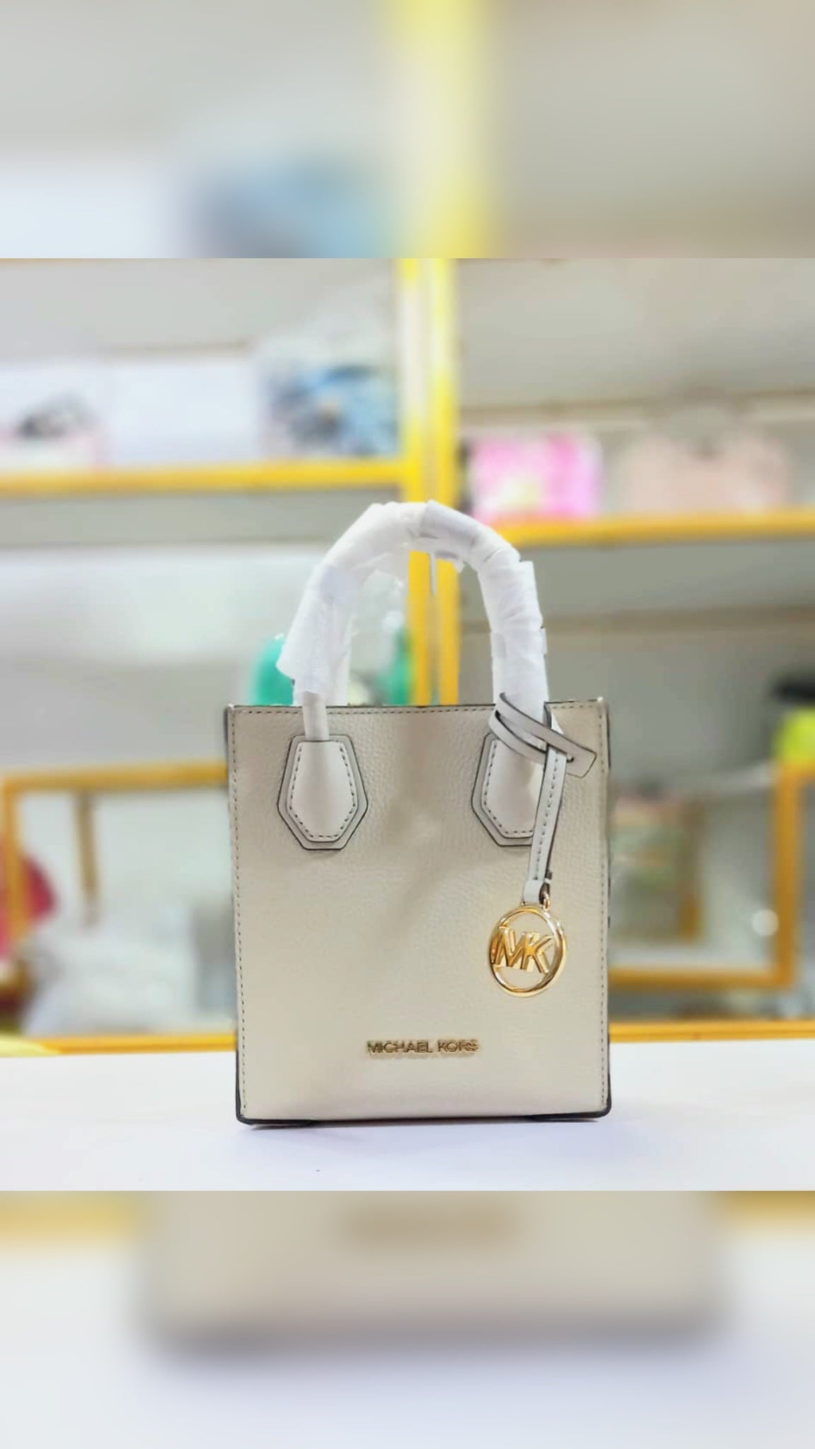 Michael Kors Mercer Mini crossbody bag -Offwhite