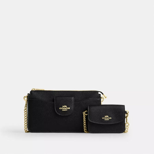 Coach Poppy crossbody bag-Black