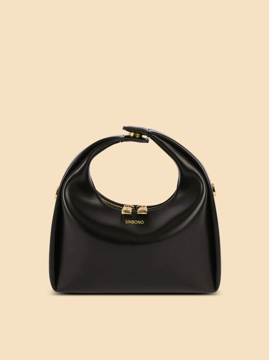 BOXED Sinbono Vienna Medium top handle bag -black