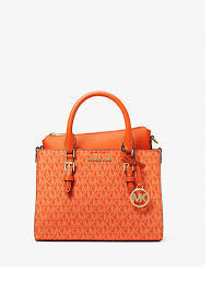 Michael Kors Small Charlotte  2 in 1 Tote bag -Orange