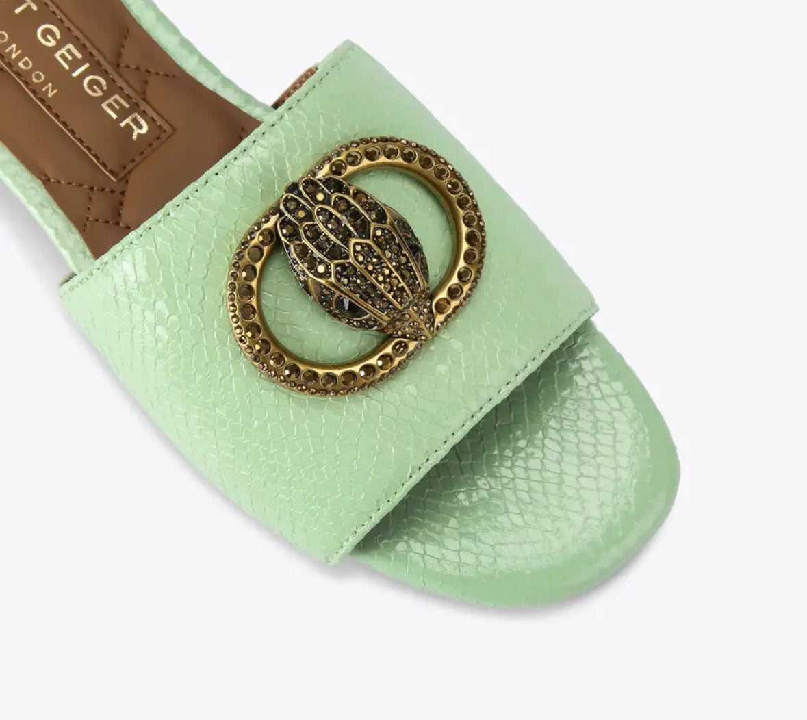 KG Chelsea Flat slippers -pale green