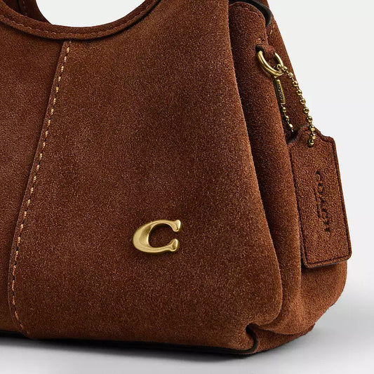 PREORDER BOXED COACH Lana 19 shoulder bag - Brown