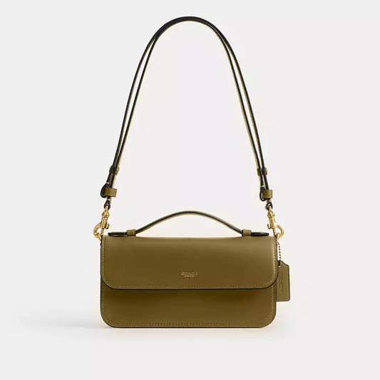 BOXED COACH New York Elora Top Handle Crossbody Bag-Olive