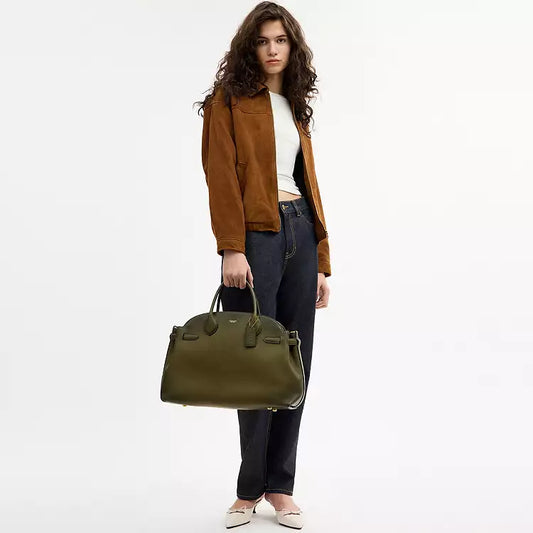 PREORDER BOXED COACH Empire vs carryall bag 40-Olive