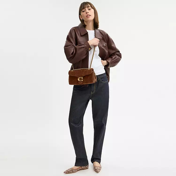 PREORDER Coach Tabby 26 crossbody bag-warm brown