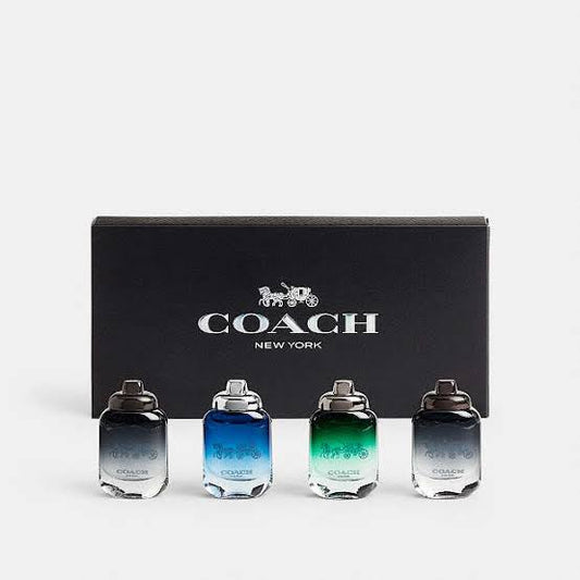 PREORDER MALE Coach Eau De Parfum 4 Piece Mini Gift Set