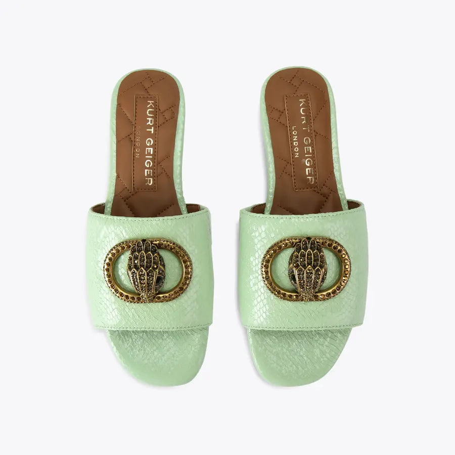 KG Chelsea Flat slippers -pale green