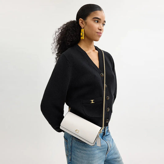 COACH 
Evie Long Crossbody Wallet With Chain