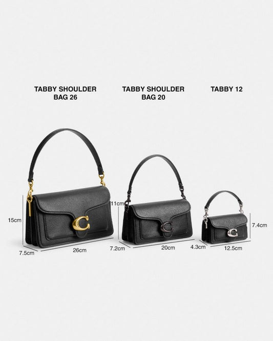 BOXED Tabby 12 Micro bag -Black