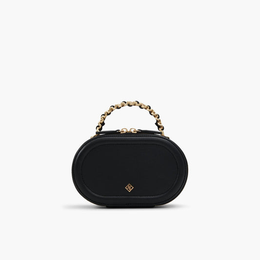 Call it Spring Leeaha top handle Clutch bag -Black
