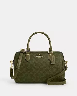 PREORDER Coach Midi Rowan Satchel bag-Green