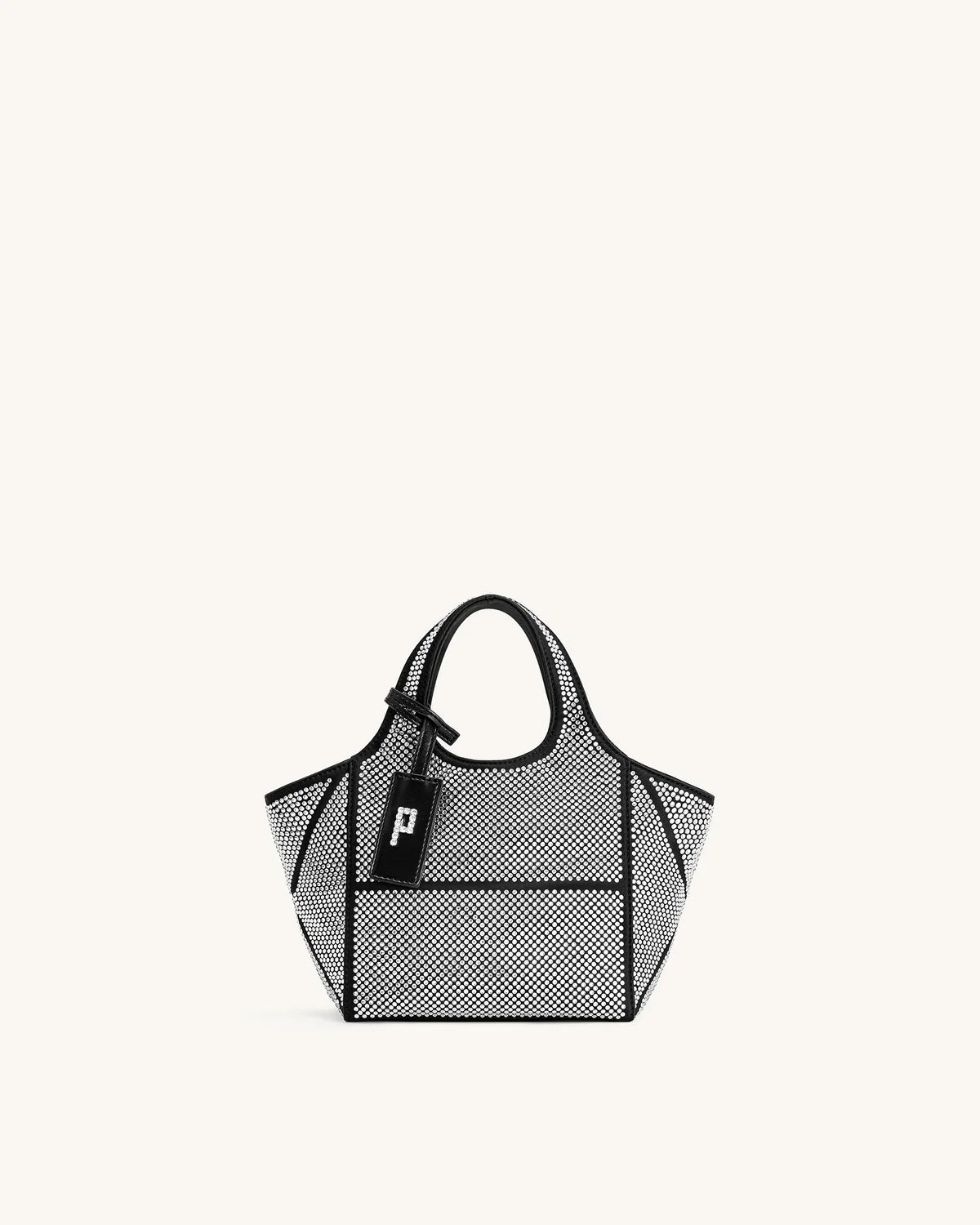 PREORDER BOXED JW PEI Eliana Artificial Crystal Mini Tote Bag - Anthracite