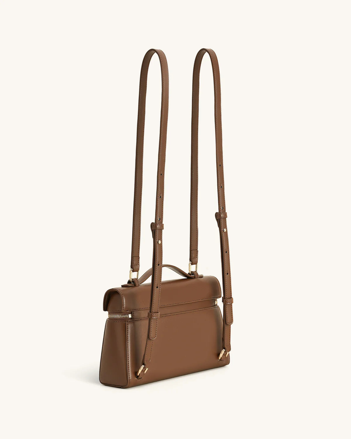 PREORDER BOXED JW PEI Thea Large Top Handle Bag - Mocha Brown