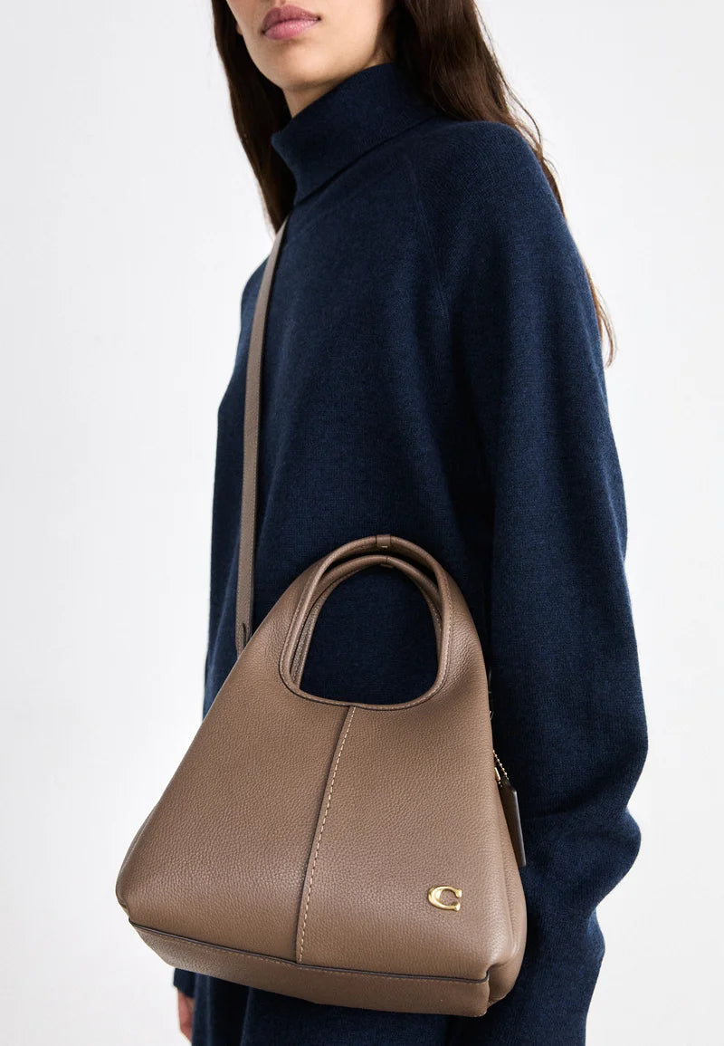 PREORDER BOXED COACH Lana Shoulder bag 23 -Dark Stone