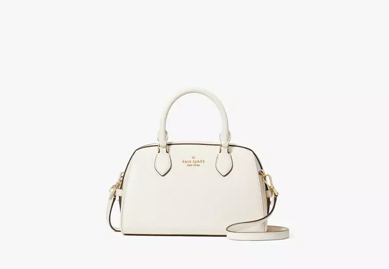 Kate Spade Madison Saffiano Leather Duffle Crossbodybag- Meringue