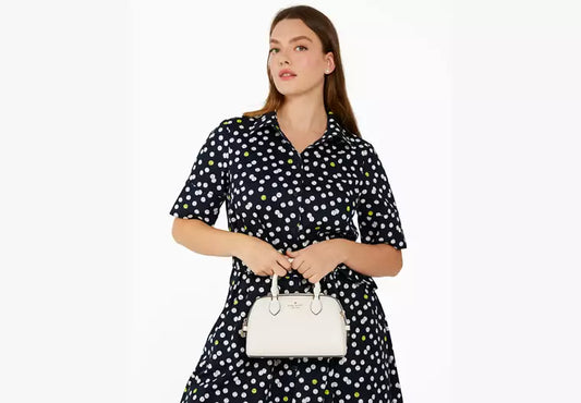 PREORDER Kate Spade Madison Saffiano Leather Duffle Crossbodybag- Meringue