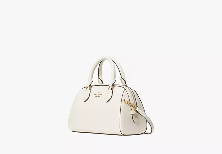 Kate Spade Madison Saffiano Leather Duffle Crossbodybag- Meringue