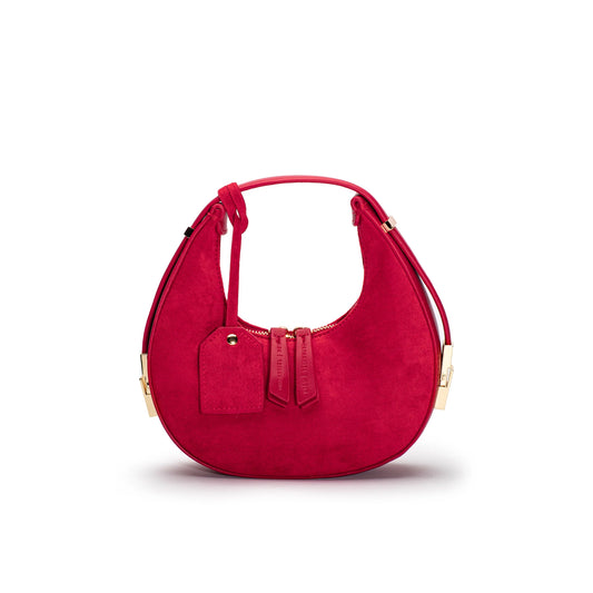Noir-X Saddle red mini bag