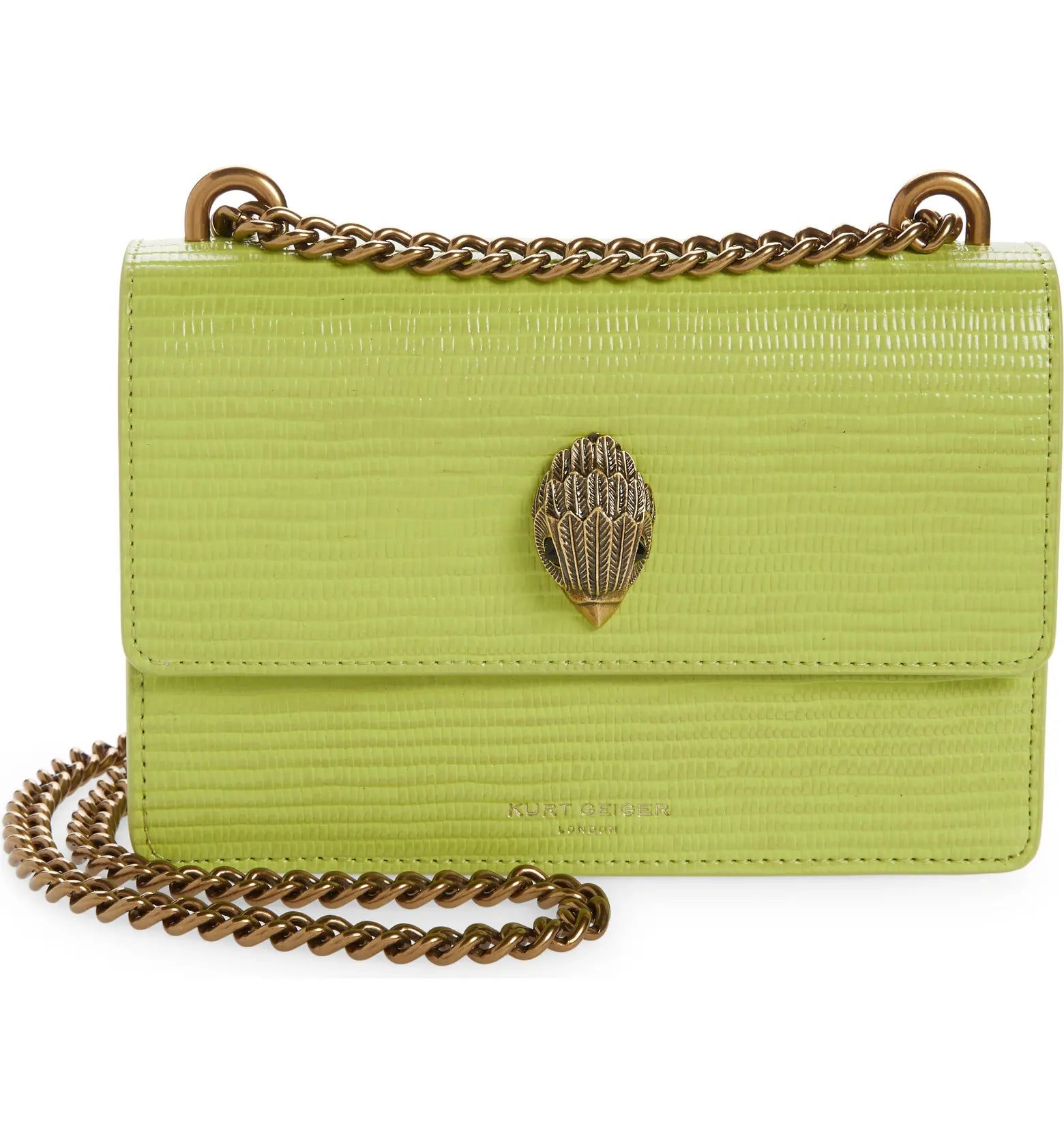 Kurt Geiger Mini Shoreditch Crossbody bag-Lime - Premium  from House of Glitz  - Just $120000.00! Shop now at House of Glitz 