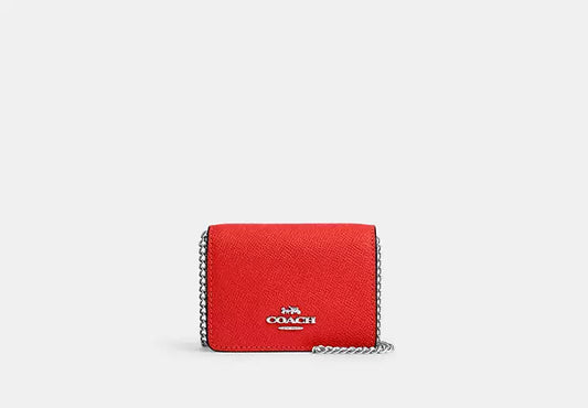 Coach Micro mini crossbody bag-Red