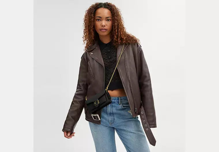 PREORDER BOXED Coach Tabby Crossbody Wristlet bag -Black