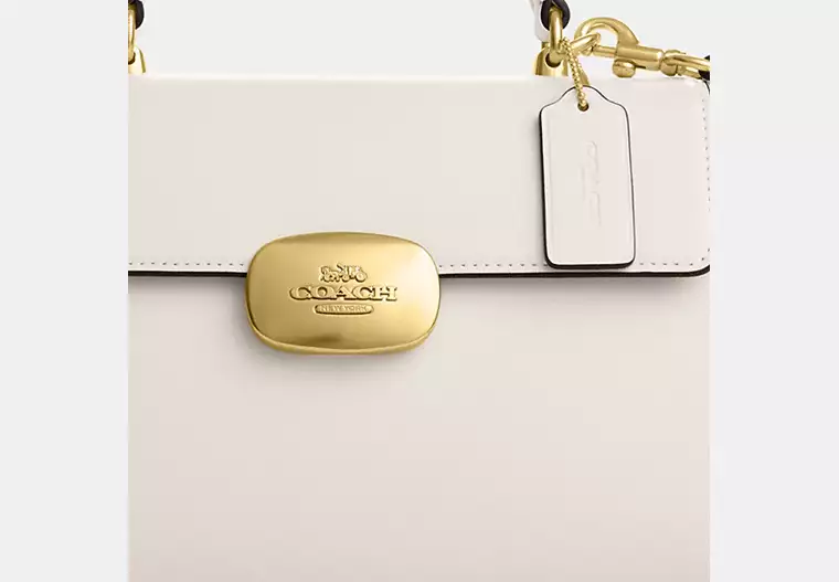 Coach Eliza Top Handle Bag-Midi Chalk