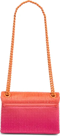 KG Mini Rhinestone Brixton crossbody bag-Pink combo