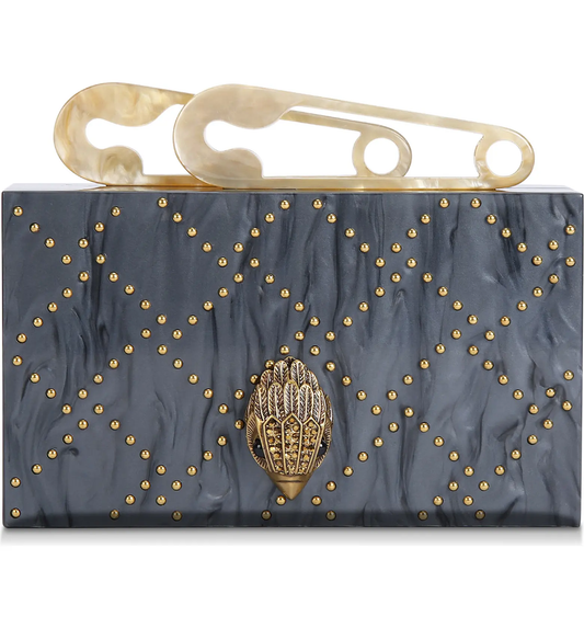KG Safety Pin Box Clutch