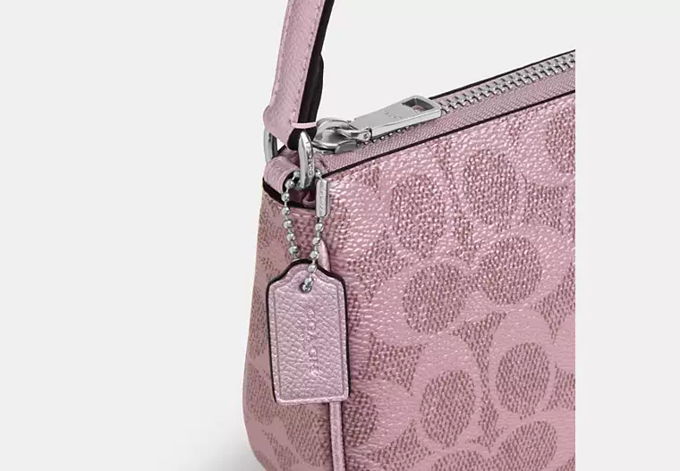 Boxed Coach Nolita 19 And Nolita Bag Charm Set-Pink