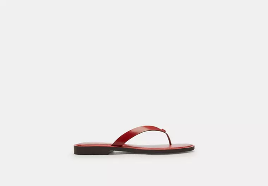 PREORDER Brianna Flip Flop slippers-Ruby