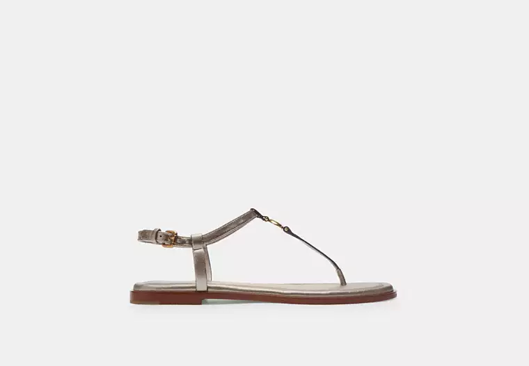 Coach Jessica sandals-Champagne