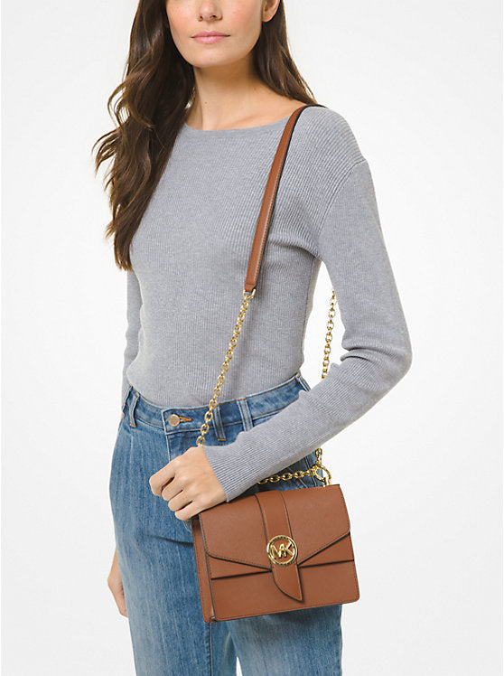 Michael Kors Mini Greenwich Saffiano Leather Crossbody Bag