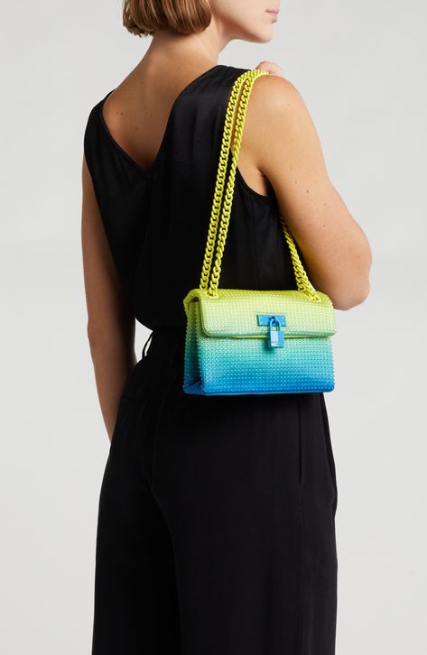 KG Mini Rhinestone Brixton crossbody bag-Pastel blue