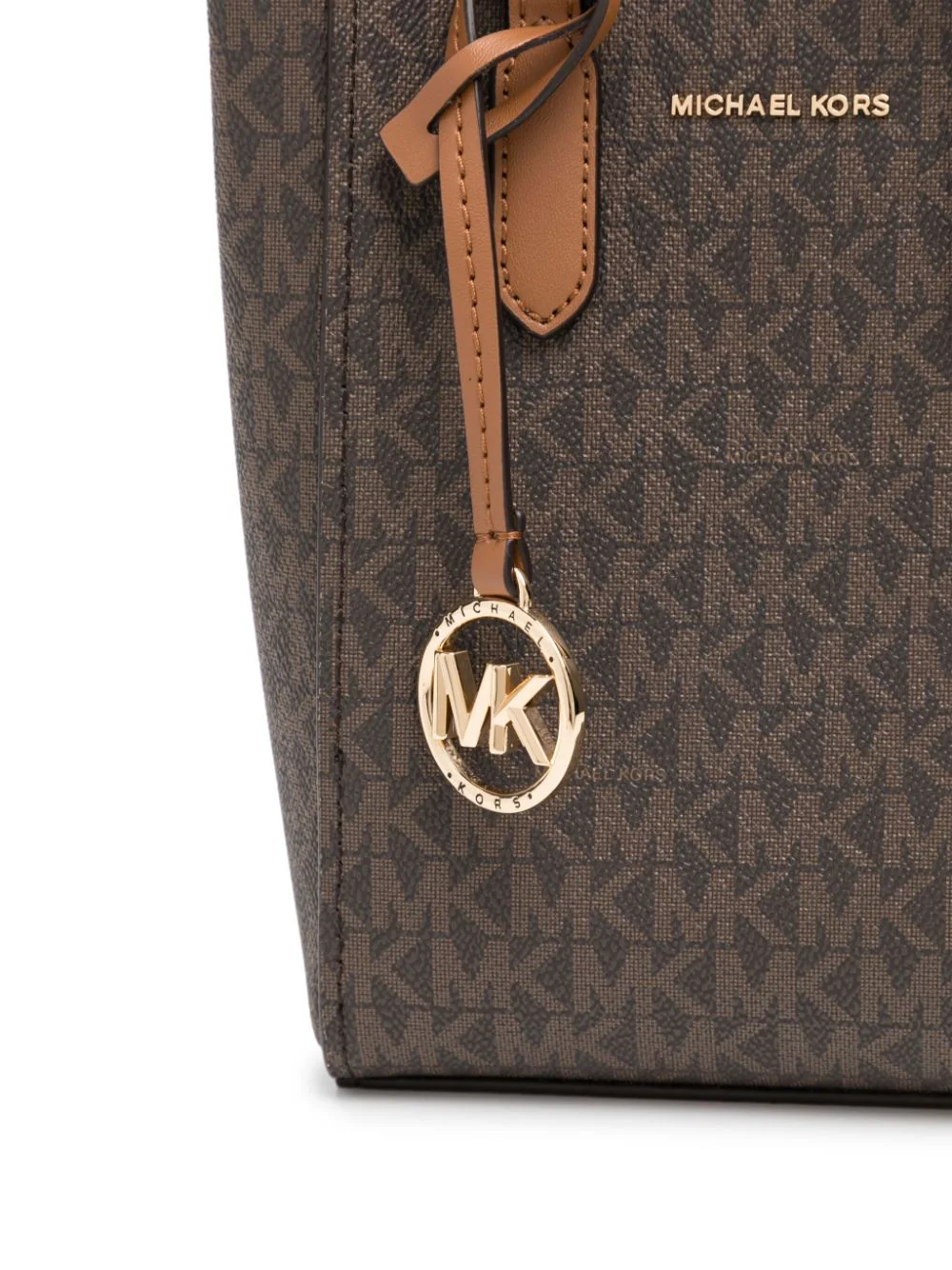 Michael Kors Sinclair Mini Logo Crossbody Bag-Brown