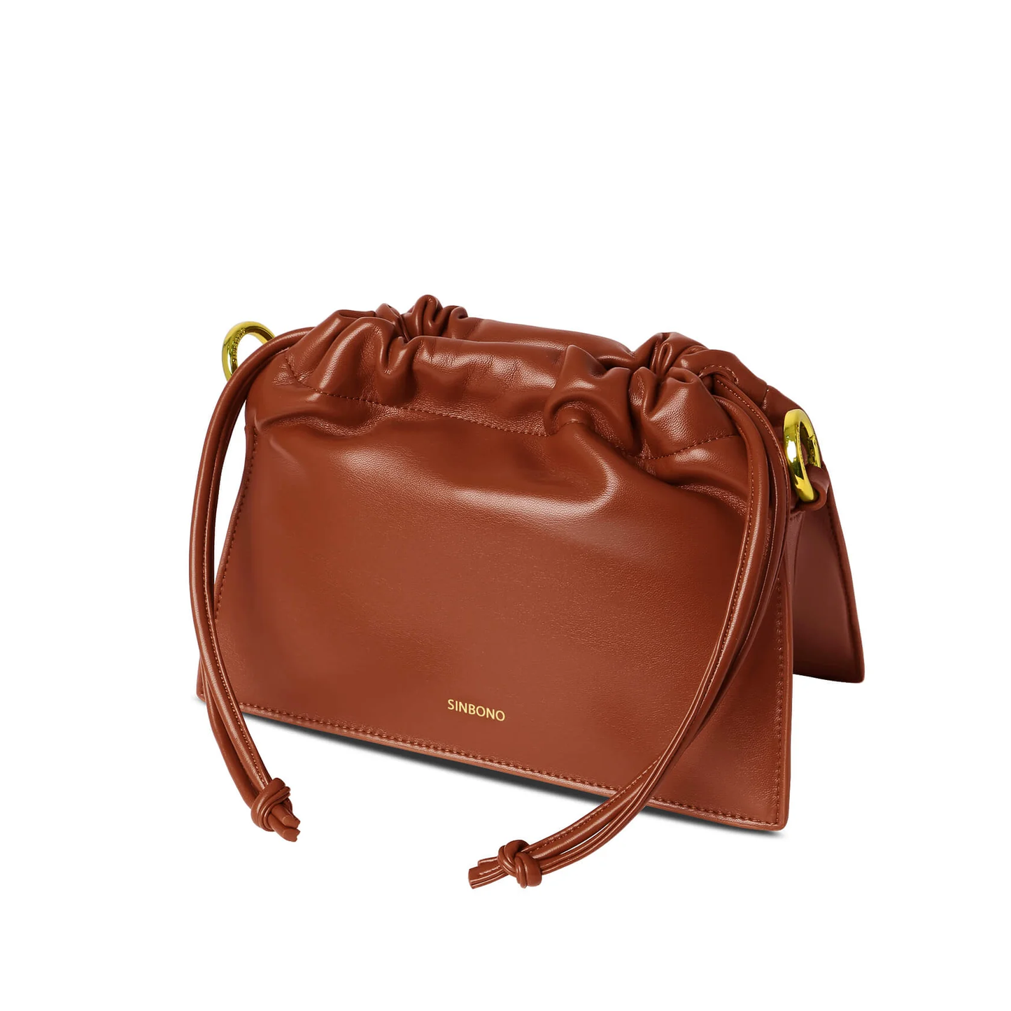 Sinbono Drawstring handbag-Brown