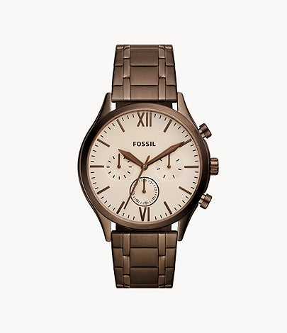 Fossil Male Fenmore Multifunction Brown Stainless Steel Watch - Premium  from House of Glitz  - Just $65000.00! Shop now at House of Glitz 