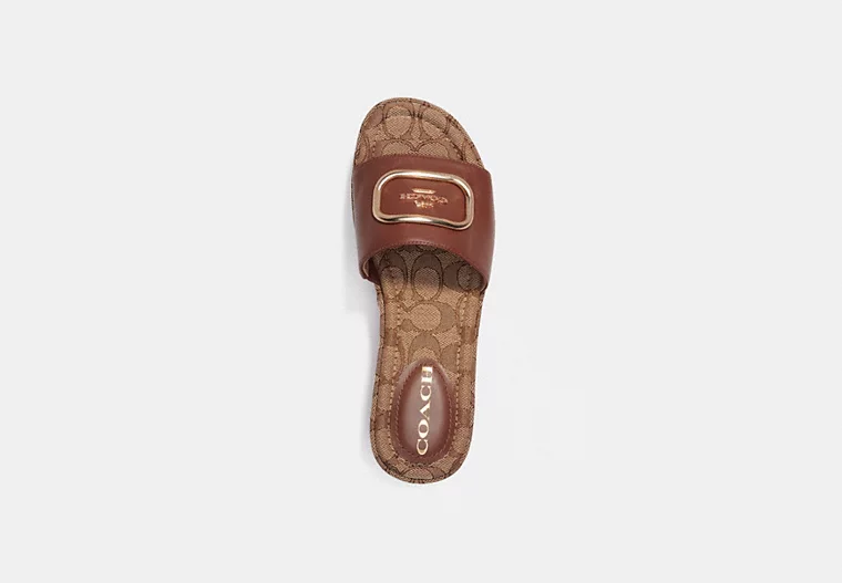 Eloise Sandal In Signature Chambray