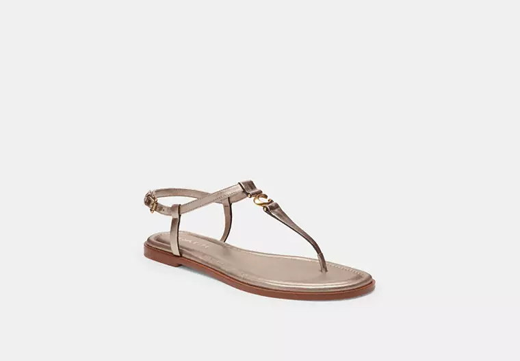 Coach Jessica sandals-Champagne