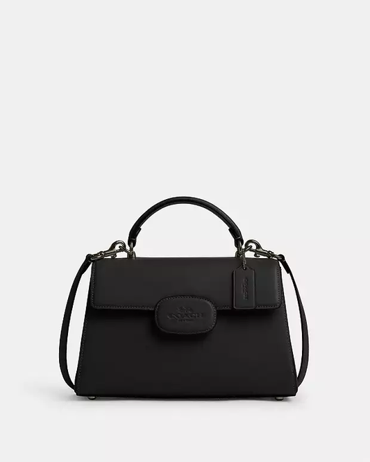 Coach Eliza Top Handle Bag-Midi Black