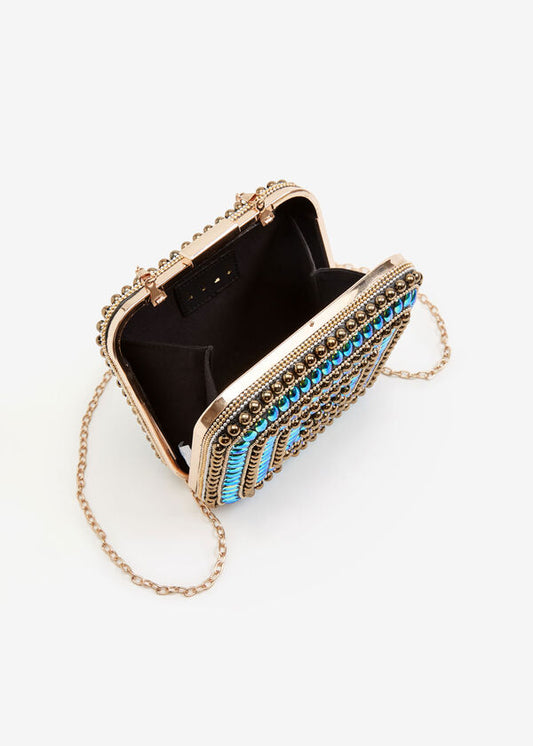Lulu Square mosaic clutch purse - Premium  from House of Glitz  - Just $38500.00! Shop now at House of Glitz 