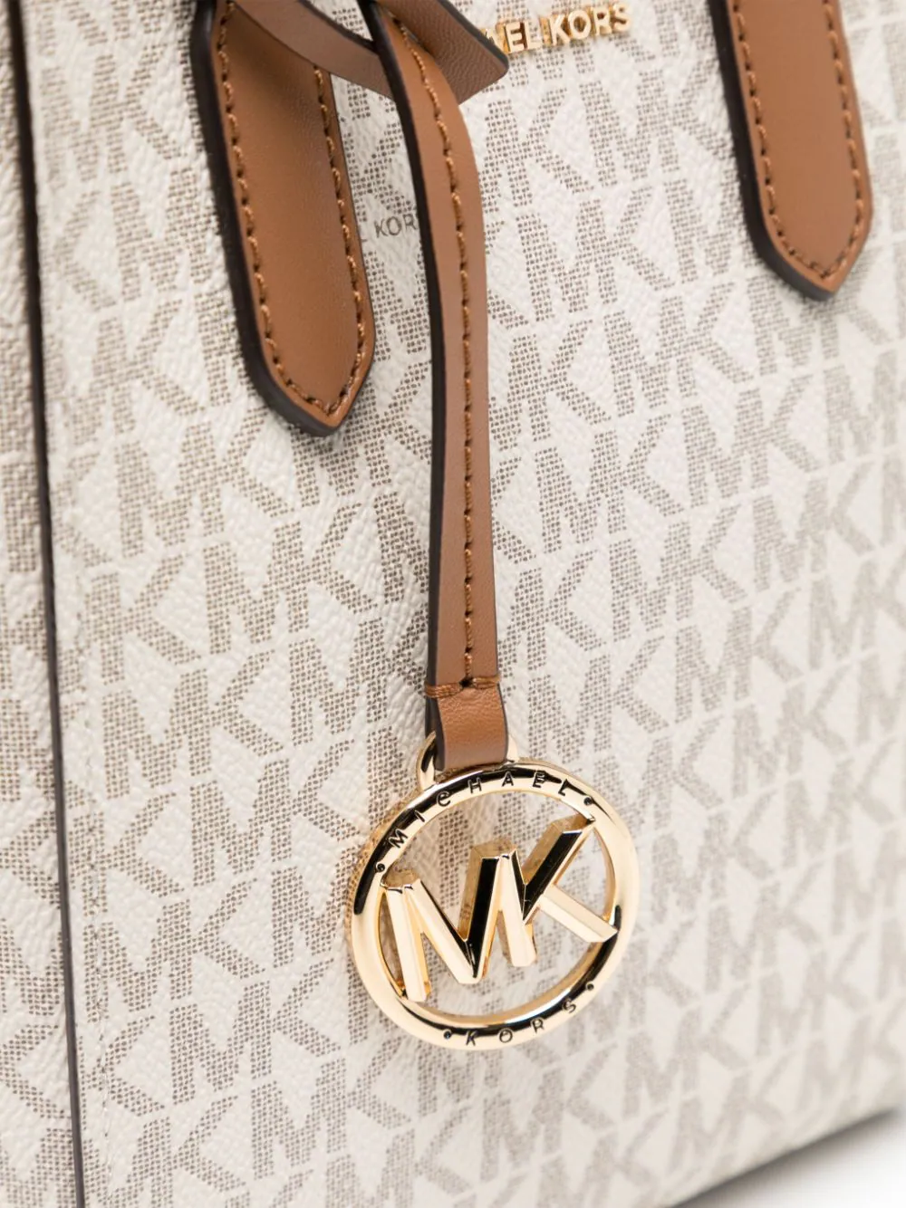 Michael Kors Sinclair Mini Logo Crossbody Bag-Vanilla