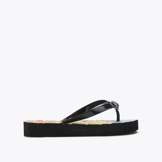 Kurt Geiger Kensington flip flop slippers-Black